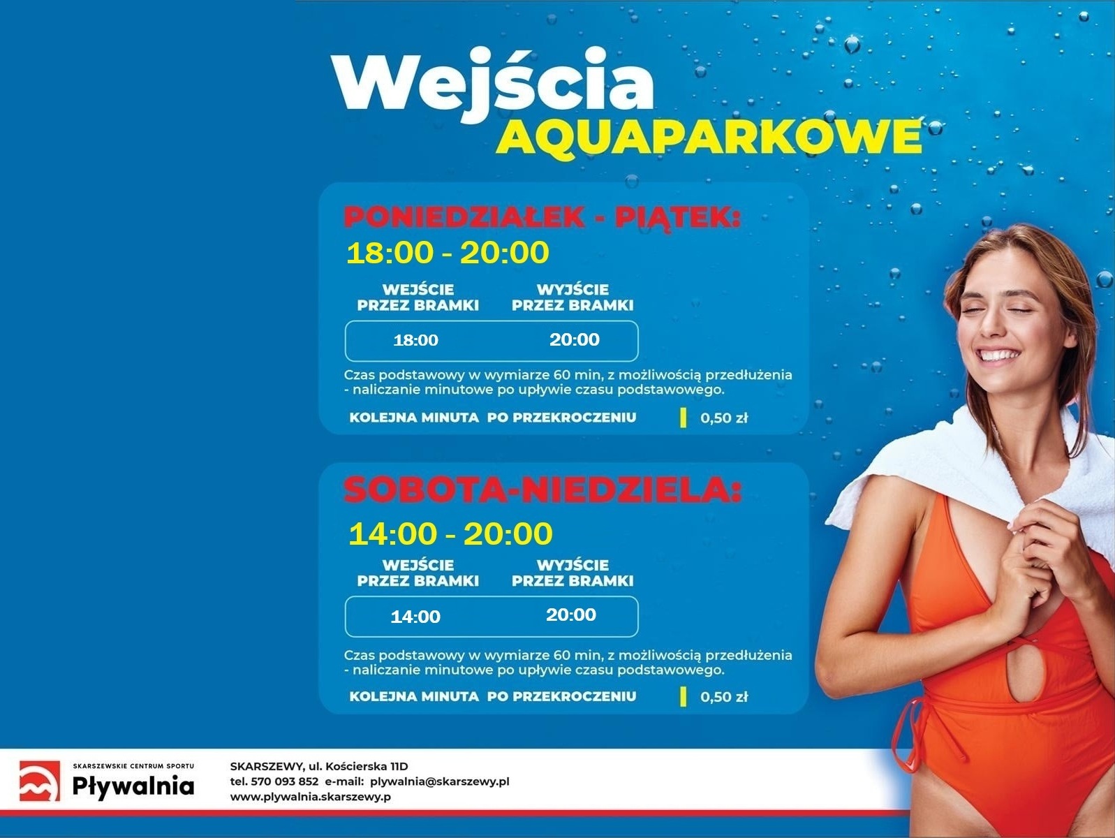 Grafik   aquapark   wakacje