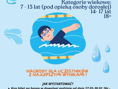 KONKURS PŁYWACKI – SPRAWDŹ SWÓJ CZAS