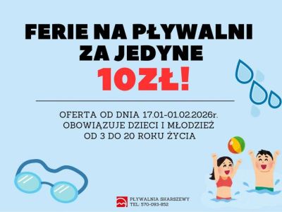 FERIE NA PŁYWALNI – SPECJALNA OFERTA!
